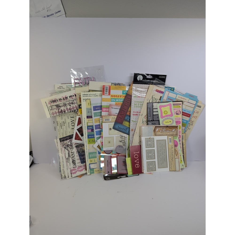 Lot of 100s Of Words, Sayings, Quotes And Phrases scrapbooking, crafting